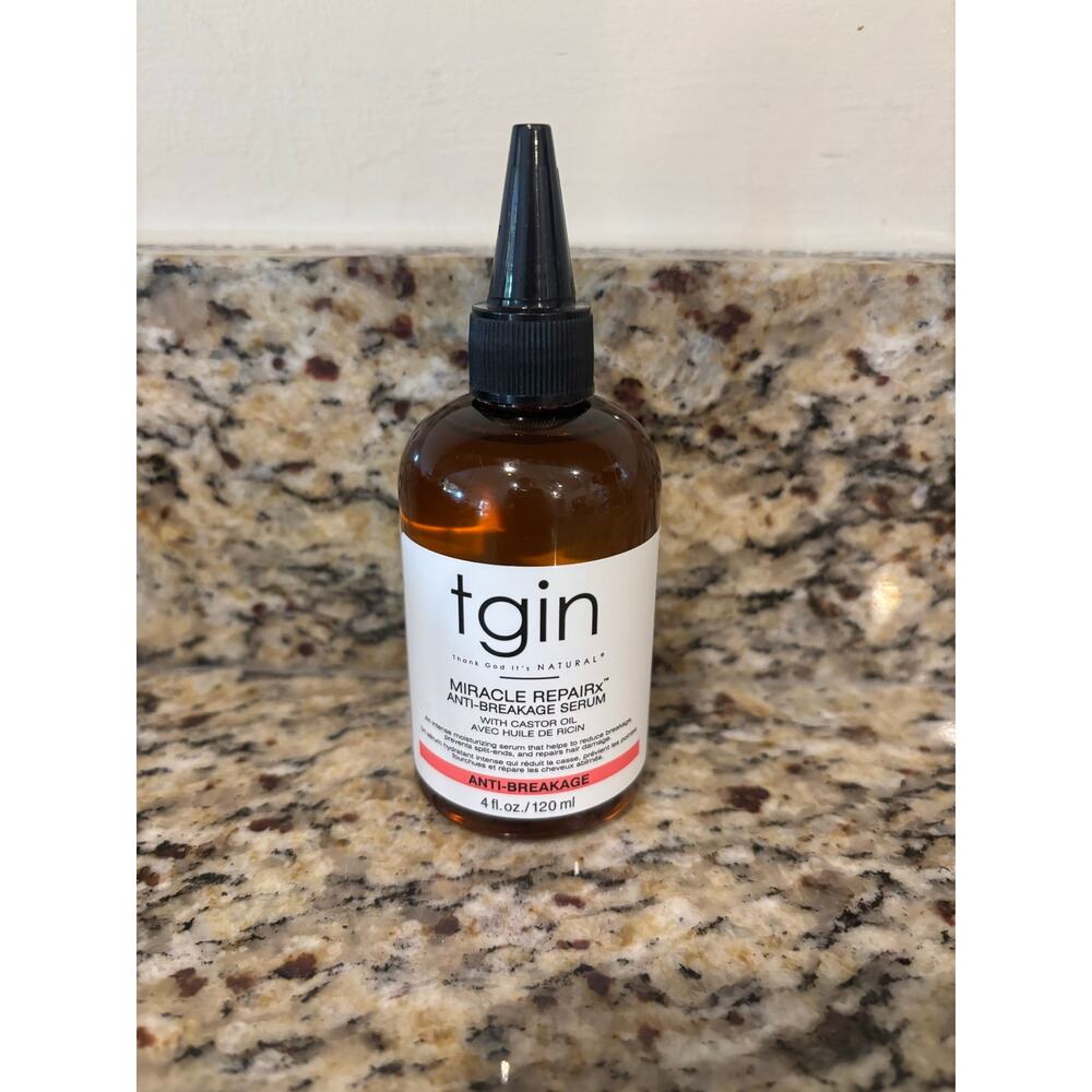 New TGIN Miracle Repair Anti-Breakage Serum Castor Oil 4FL OZ